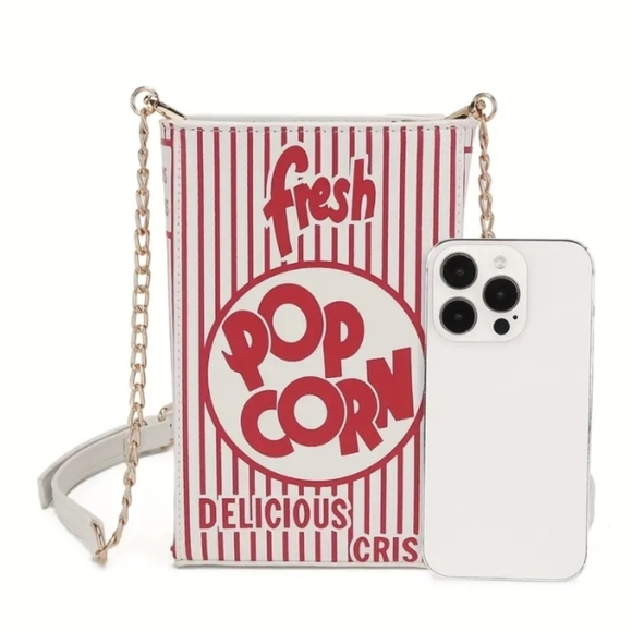 Popcorn Novelty Crossbody Bag 🍿 - Picture 6 of 11